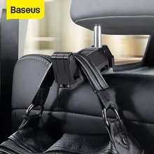 Baseus Car Backseat Phone Holder Hook Auto Fastener Clip Cellphone Holder Seat Back Bag Hanger Clip In Car For iPhone XR Xiaomi