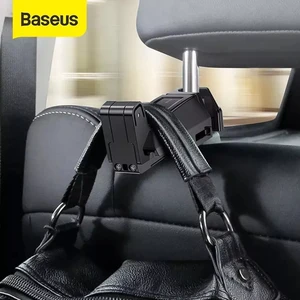 baseus car backseat phone holder hook auto fastener clip cellphone holder seat back bag hanger clip in car for iphone xr xiaomi free global shipping