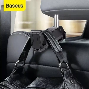 Baseus Car Backseat Phone Holder Hook Auto Fastener Clip Cellphone
Holder Seat Back Bag Hanger Clip In Car For iPhone XR Xiaomi