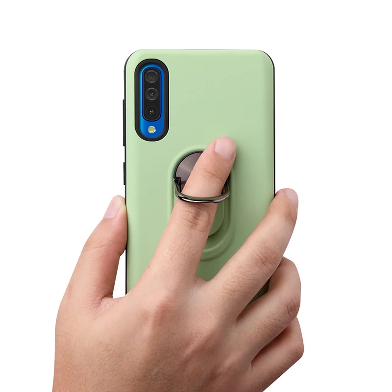 Роскошные ударопрочные чехлы из ТПУ для Samsung Galaxy A50 A30s чехол с кольцом на палец 6 4