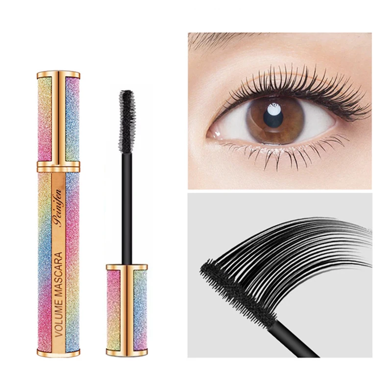 

4D Mascara Lengthening Black Lash Eyelash Extension Eye Lashes Brush Beauty Makeup Long-wearing Starry Sky Mascara