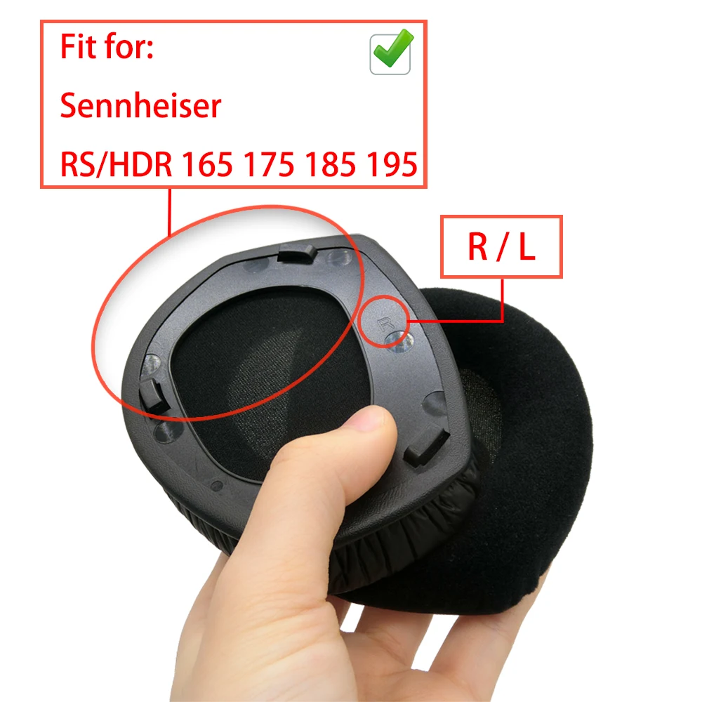 Ceny Poduszki Wymienne Earsoft Dla Sennheiser RS HDR 165 175 185 195 110 160 170 180 Słuchawki Poduszki Wkładki Do Uszu Zestaw Słuchawkowy