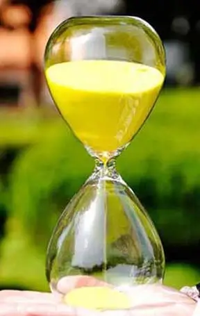 yellow Творческий песочные часы таймер часы могут быть использованы как Чай таймеры ремесло подарок на день рождения, как нежный украшения дома 5/10/30/60 мин - Цвет: yellow