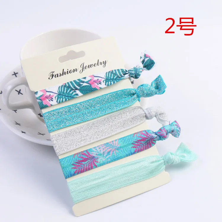 Эластичные резинки для волос девочек корейские с узелком и фруктами браслет