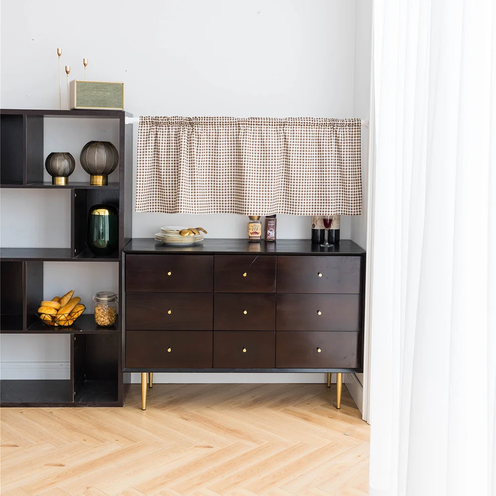 Затемненные занавески в полоску для гостиной короткие полупрозрачные кухни | Дом