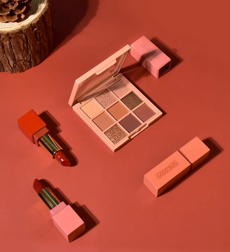 Maquillaje profesional 4 шт./компл. набор для макияжа в том числе матовые губные помады тени