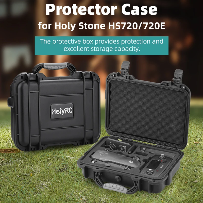 

Drone Explosion-proof Box for Holy Stone HS720/720E Carrying Case Waterproof Hard Shell Suitcase Storage Safty Box Accessories