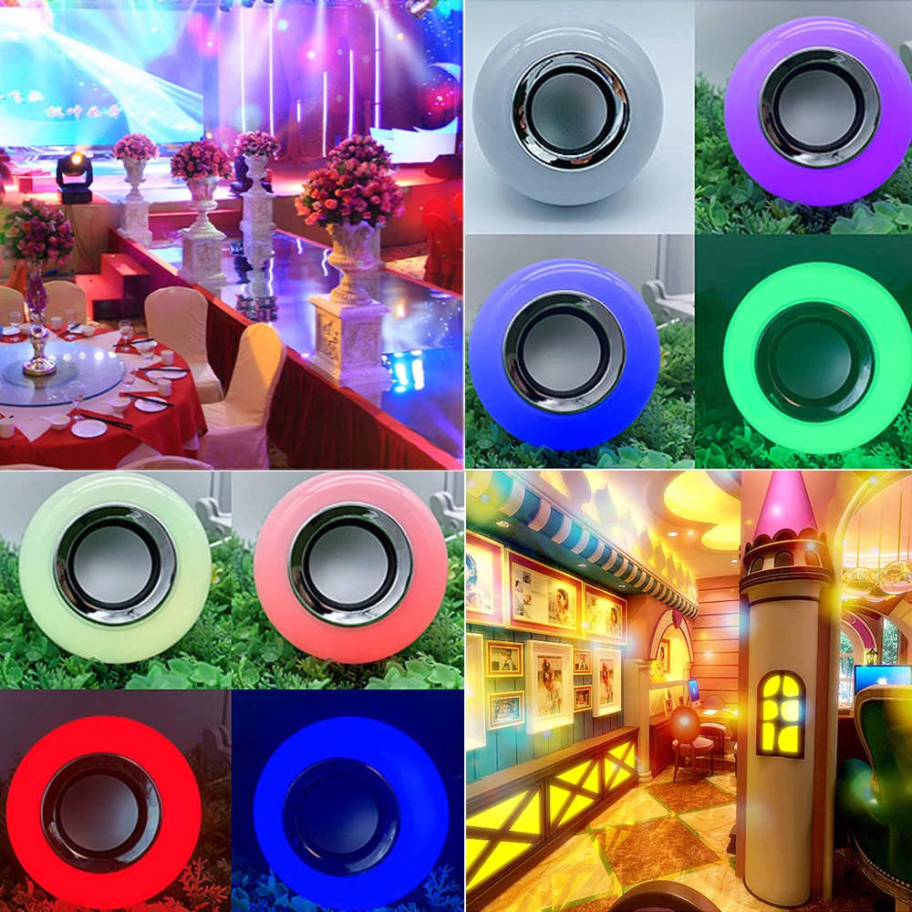

1 . E27 RGB Bluetooth
