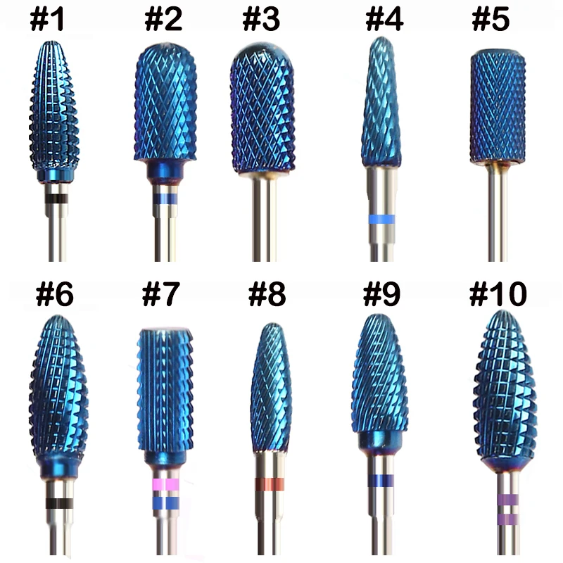 Фреза для маникюра карбидные сверла ногтей Аксессуары маникюрной машины