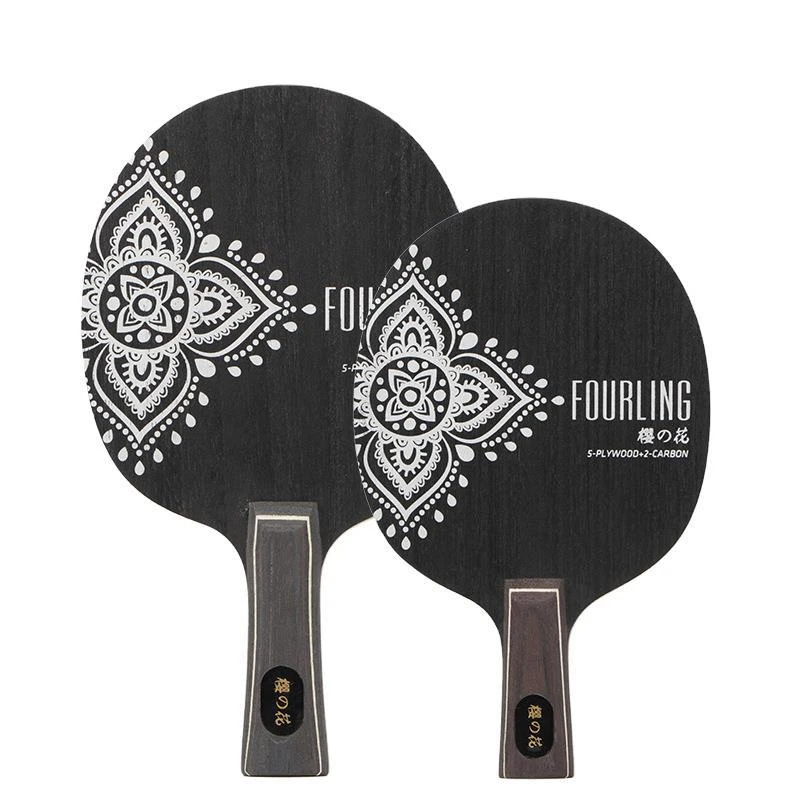 

FOURLING Table Tennis Racket Bottom Plate Ping-pong Bottom Plate Short Handle/Pen-hold Shockproof Blade Paddle Ping Pong Racket