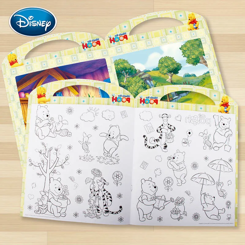 Disney Winnie the Pooh Children's Puzzle Handmade Sticker Book This Desk Wall DIY Scene Painted Graffiti | Игрушки и хобби