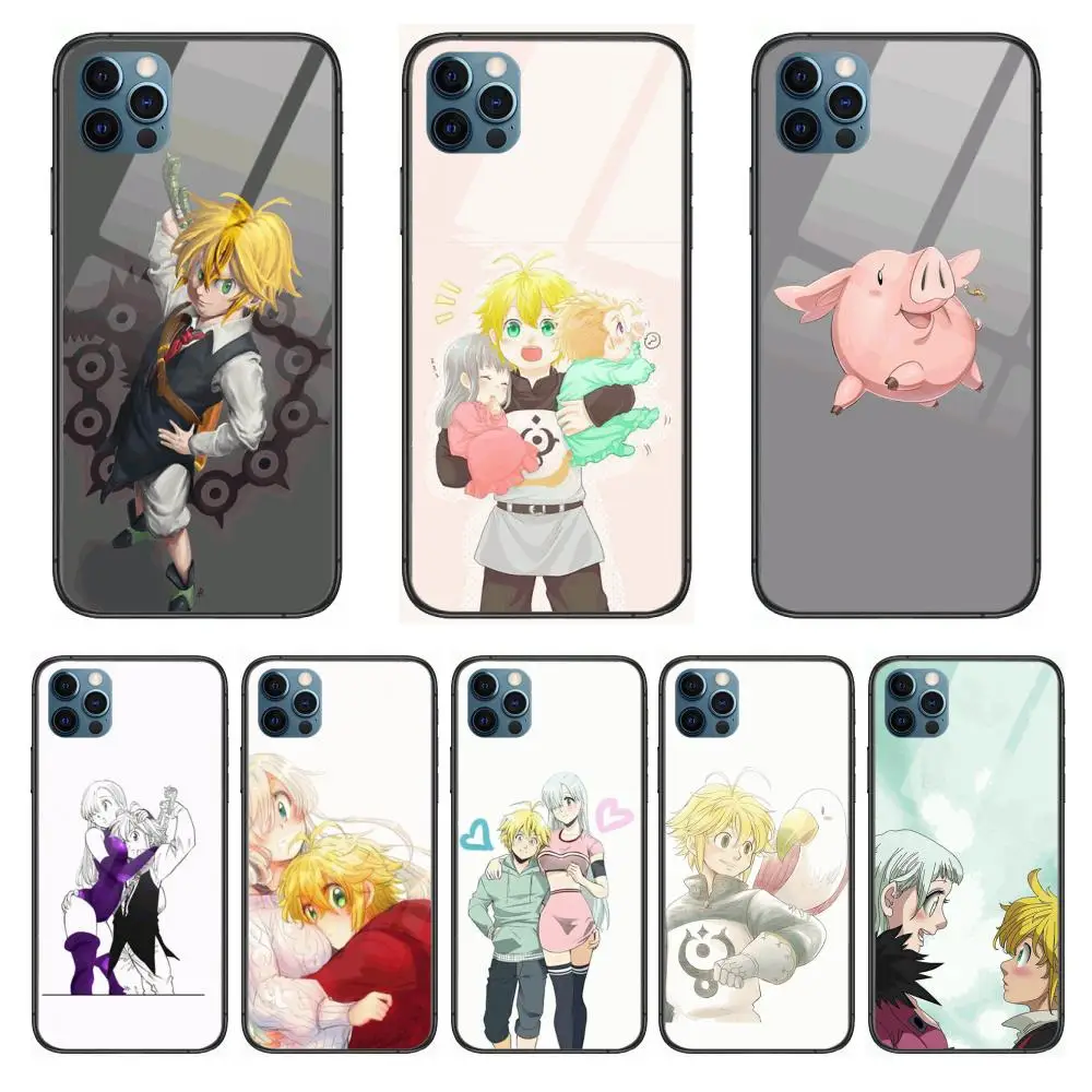 

The Seven Deadly Sins style Style Phone Case cover For iphone 12 pro max 11 8 7 6 s XR PLUS X XS SE 2020 mini black cell shel