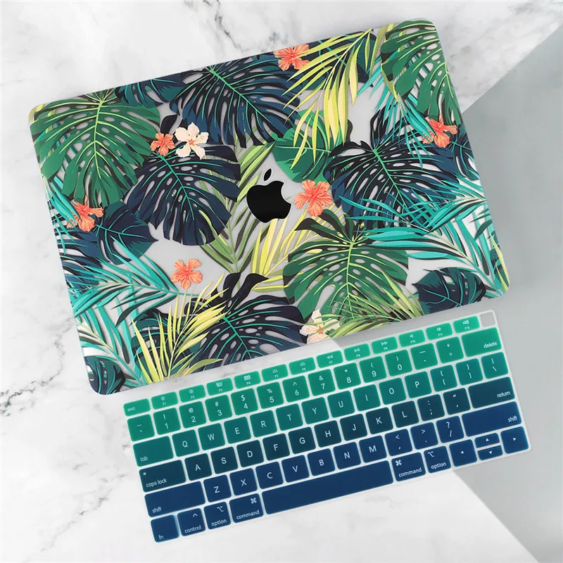 Чехол для ноутбука MacBook Air 12 11 Pro 13 15 retina A1502 mac book 12 13 1" Touch bar A1708 A2159 A1989 жесткий чехол