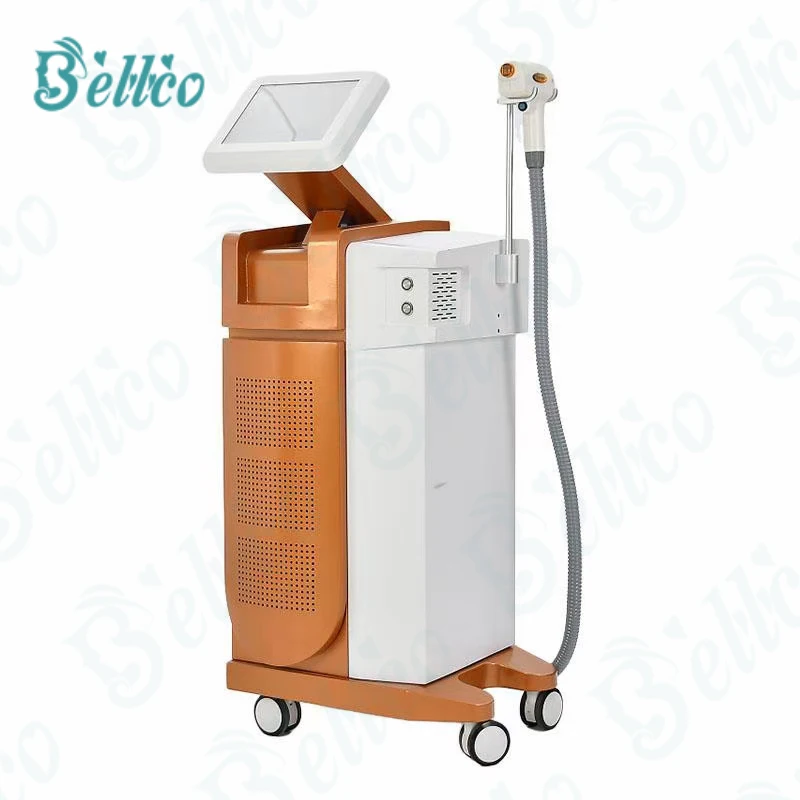 

Hair Removal Device 1064nm 755nm 808nm Diode Laser Hair Removal Machine laser depilator Three Wavelength 80 Million Spa Epilator