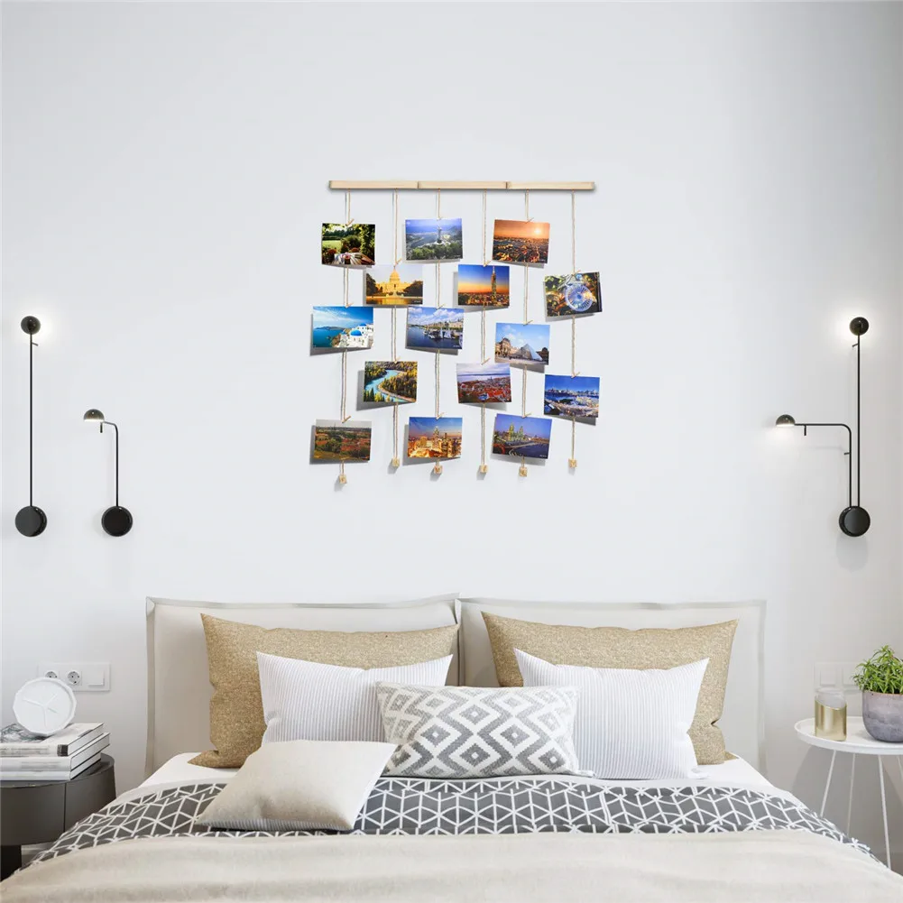 Висячие фоторамки для фотографий коллаж декора общежития настенное украшение