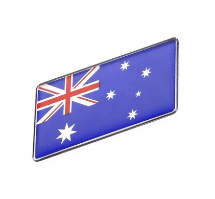 

3D Auto Australia Flag Fender Epoxy Emblem Badge Motorcycle Fairing Decals Sticker Car Accessories