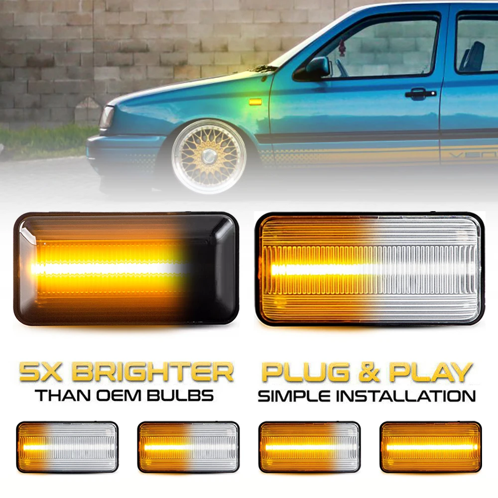 

2 шт., светодиодные габаритные огни для VW Passat B3 Vento Jetta A2 A3 Golf 2 3 Seat Ibiza 2 Cordoba 1