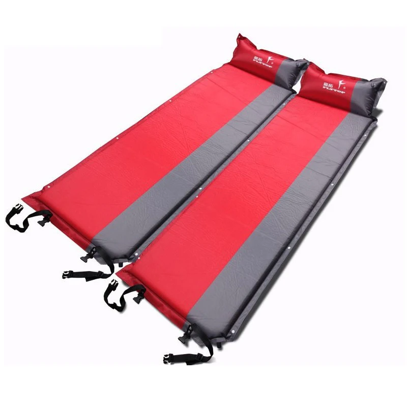 

195*65*5cm Lengthen Widen Thicken Self Inflating Mat Outdoor Single Camping Mattress Moisture-Proof Pad Cushion Splicing 5cm