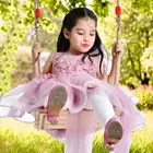 Деревянное кресло-качели для детей, взрослых и детей