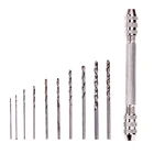 0,5-3,2 мм Мини Ручной алюминиевый патрон для ручной дрели микро сверло инструмент Деревообработка сверлильные вращающиеся инструменты ручное сверло