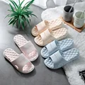 2020 New Slippers Women Summer Thick Bottom Indoor Home Couples Home Bathroom Non-slip Soft Ins Tide To Wear Cool Slippers