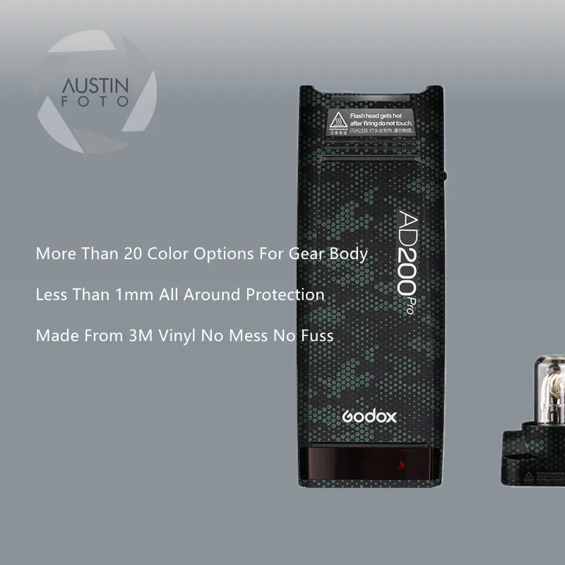 

AD200Pro наклейка для вспышки для Godox AD200Pro защитная пленка против царапин