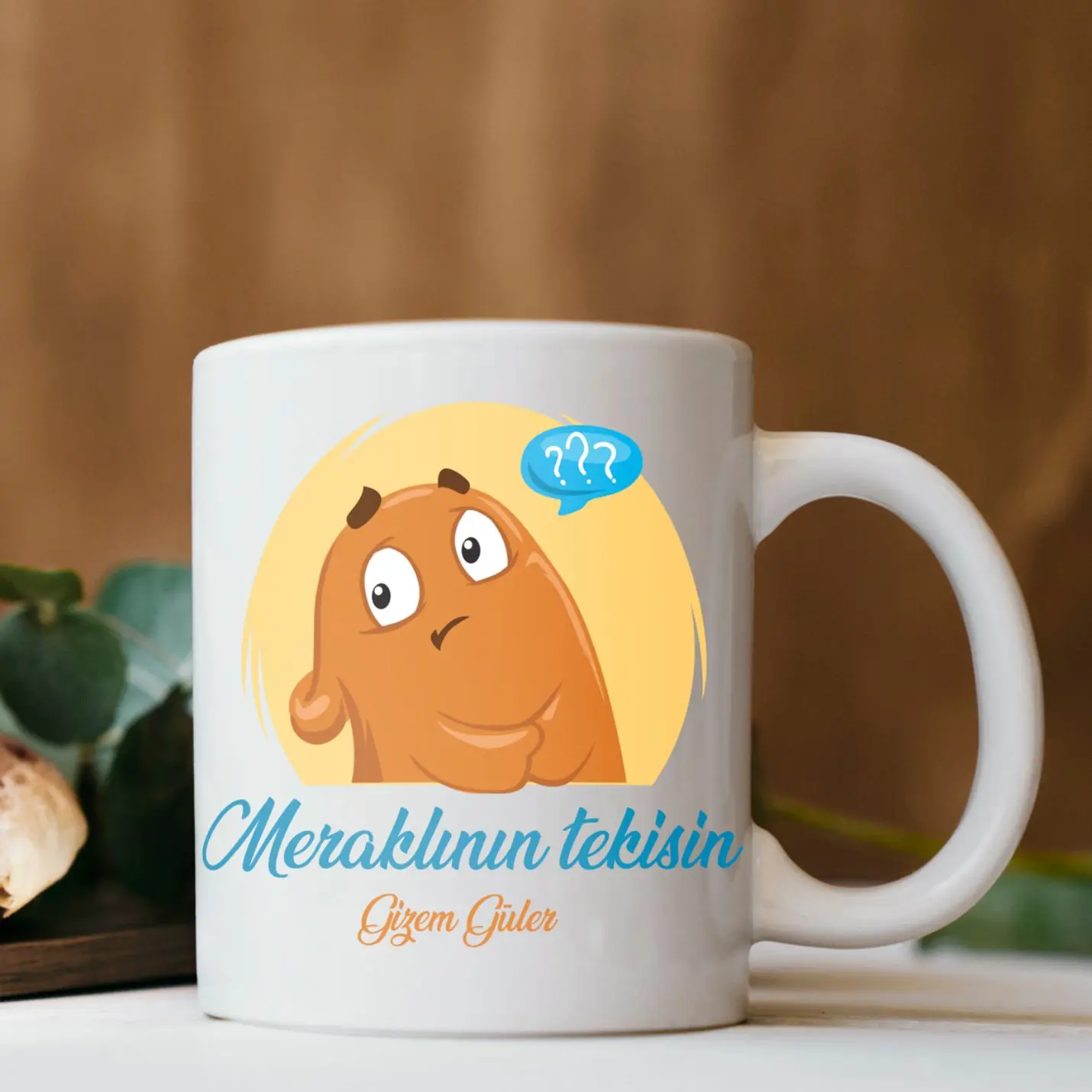 

Personalized Meraklnn Tekisin White Mug Cup