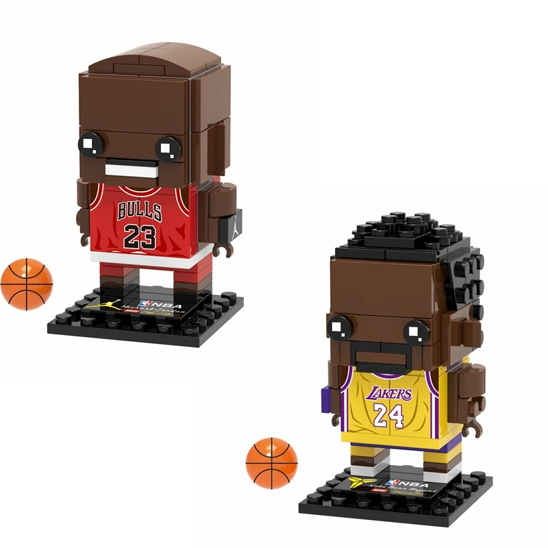 Коллекция 2020 баскетбольные спортивные звезды Коби Брайант Brick Heads фигурки