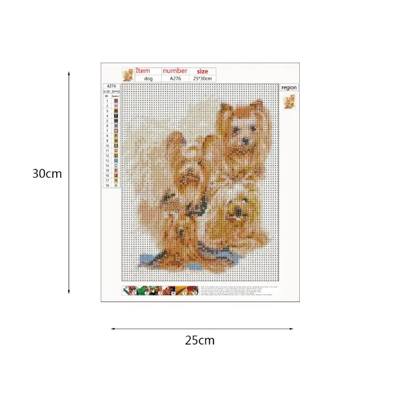 

4 Pack Cute Dogs 5D DIY Diamond Painting Kits Full Drill Rhinestone Embroidery Cross Stitch Home Decor Craft D2TD