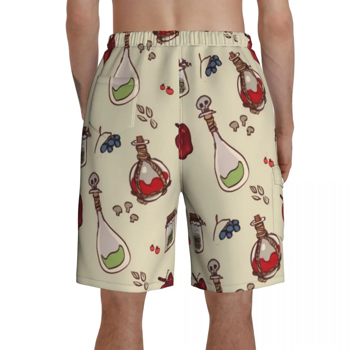 

Skyrim Board Shorts Pattern Bathing Swimming Trunks Polyester Men Swim Trunks