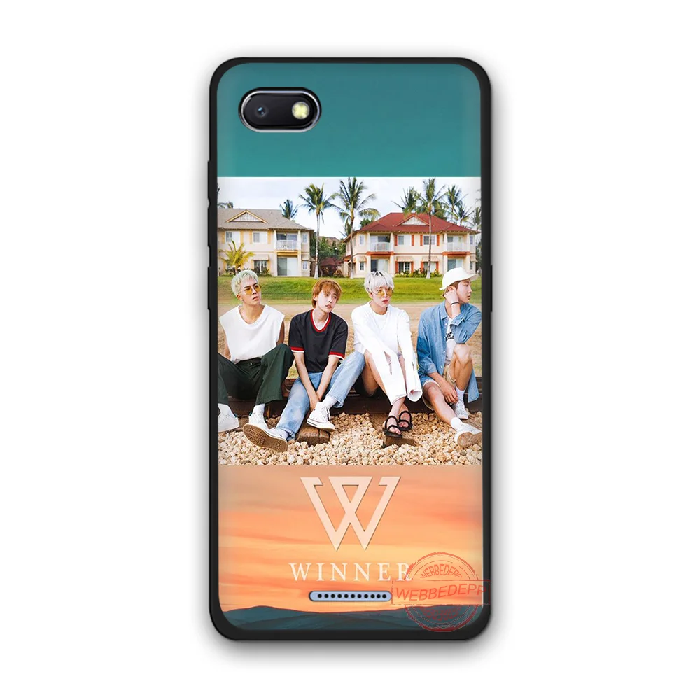 WEBBEDEPP поп победитель Модный мягкий силиконовый чехол для мобильного телефона Redmi