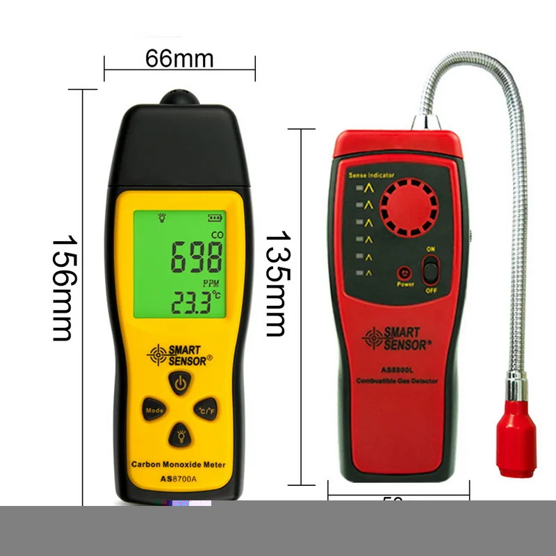 Детектор газа горючих газов порт тестер утечки природного