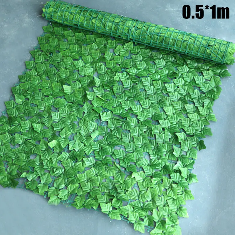 Искусственные листья плюща панели для живой изгороди забор экранирование