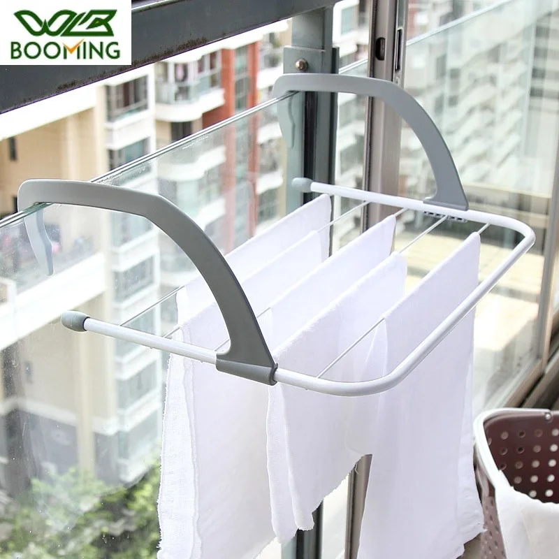 WBBOOMING металлические + пластиковые сушильные стеллажи для отелей вешалка
