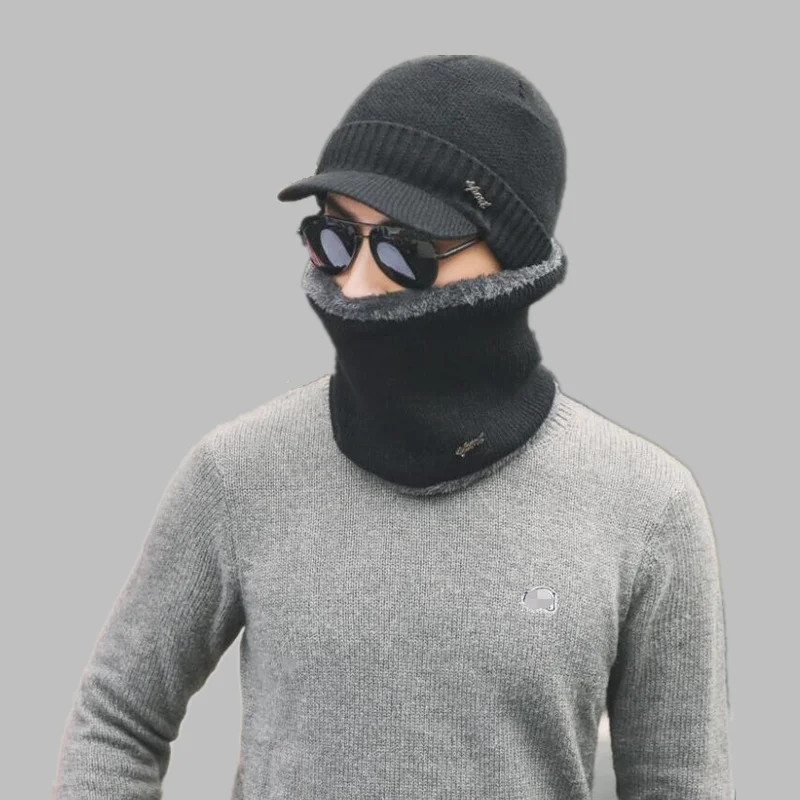 Унисекс теплые зимние вязаные шапки модная зимняя шапка для мужчин и женщин