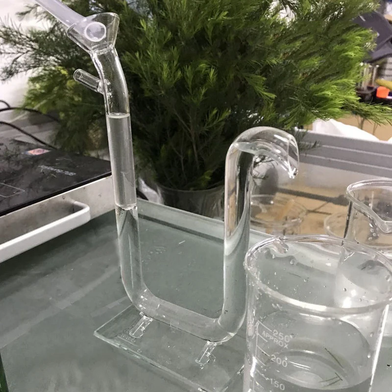 Home/Lab Lavender Pure dew Rose Plant Pure Water Essential Oil pipe Acrylic base Dew Separator Collector Glassware