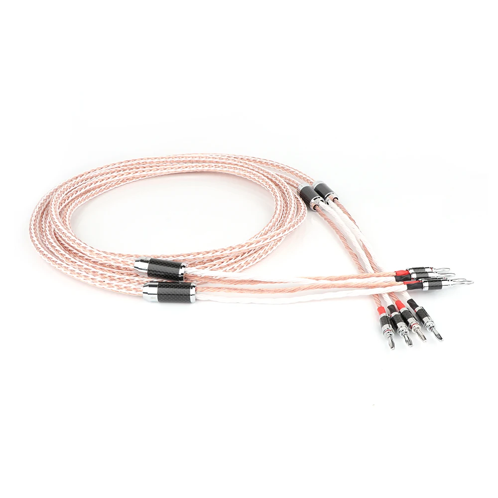 Yter пара HI End 8TC акустический кабель OCC медный аудиокабель для акустических систем