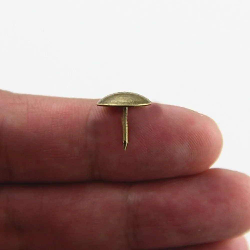 100 шт 12x13 мм имитация медных гвоздей винтажные глянцевые поролоновые гвозди