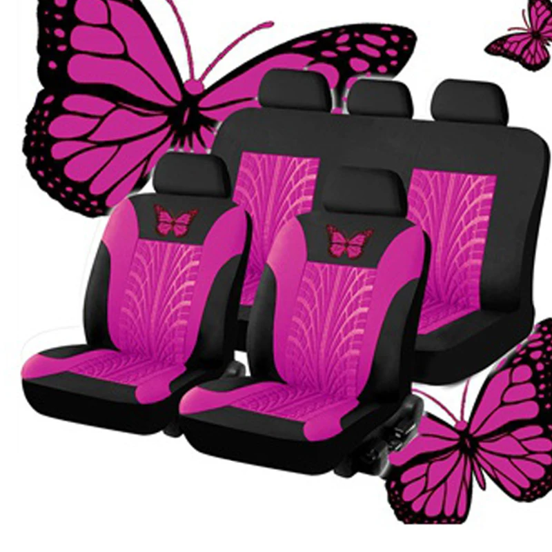Модные чехлы для автомобильных сидений Защитные женские аксессуары интерьера