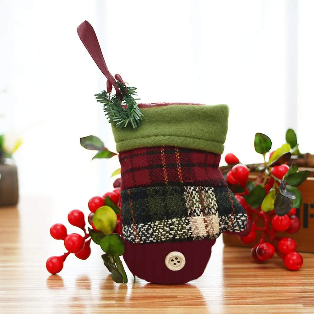 Navidad Новогодние рождественские украшения подарок Санта Клаус Снеговик Дерево Игрушка Кукла подвесные украшения Рождественские Носки Q3