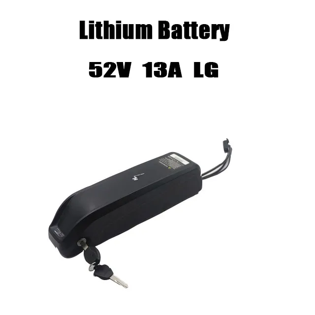 36V 48V литиевая Батарея для электрического велосипеда 10-18AH LG SamSung, фара для электровелосипеда в хайлон Батарея чехол с Зарядное устройство мА/ч. аккумулятор вело Electrique - Цвет: 52V13A LG battery