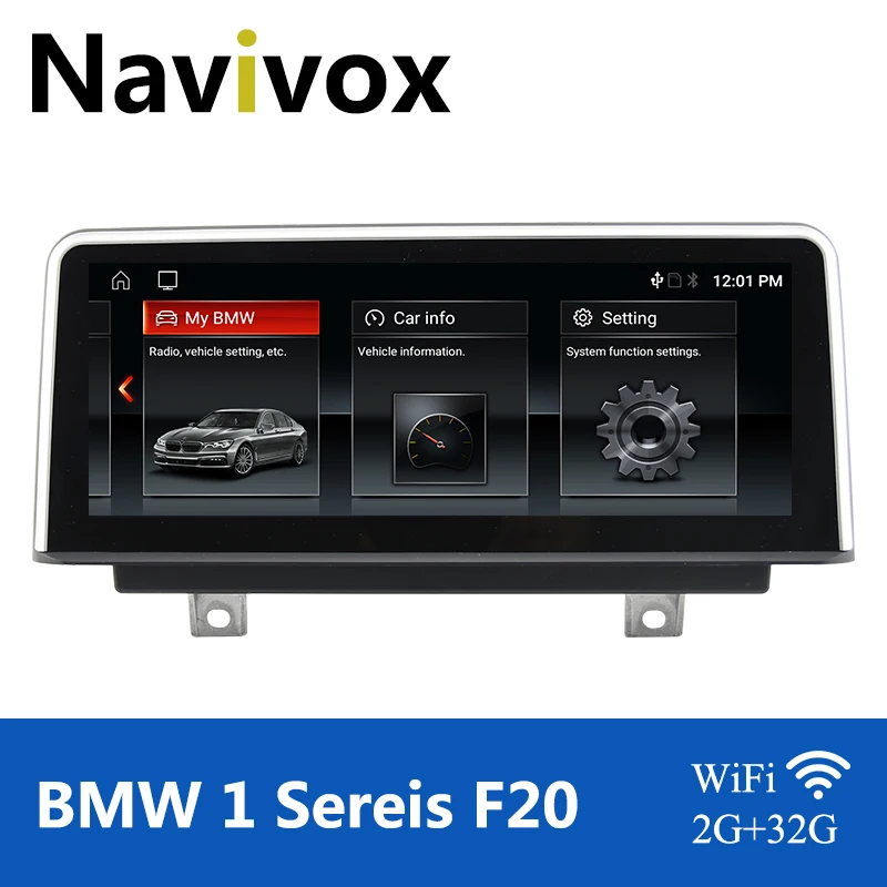 Navivox Android 10 0 в автомобиле навигация для BMW серии 1 2 F20 F21 2013 2017 GPS мультимедиа