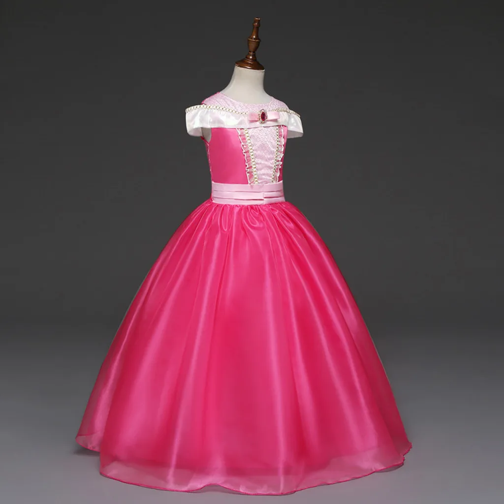 Платье принцессы для маленьких девочек с рюшами и праздничная одежда | Детская