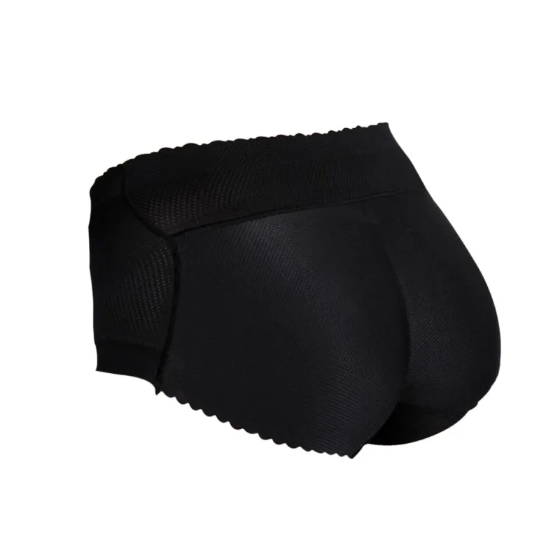 

Womens Underwear Padded Panties Seamless Bottom Sponge Push Up Middle Waist Butt lift Briefs