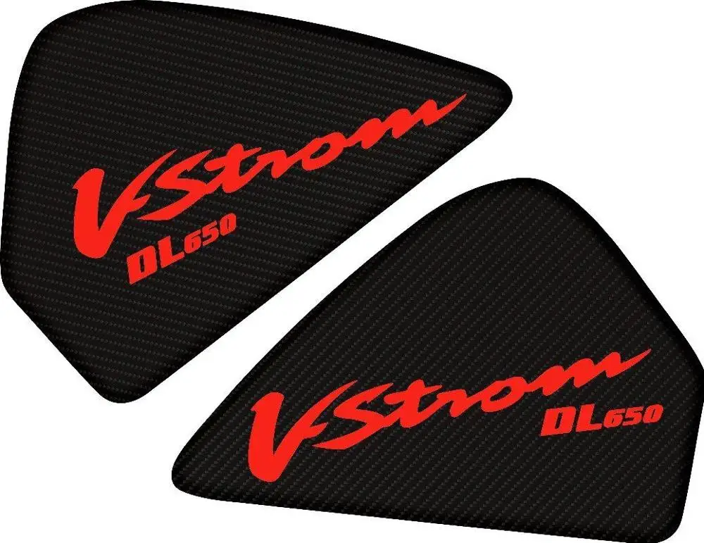 3D противоскользящая наклейка на бак мотоцикла боковая защита колено газа для SUZUKI