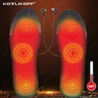 Стельки для обуви с подогревом от USB, грелка для ног, коврик, электрическая грелка для ног, моющиеся термостельки, KOTLIKOFF