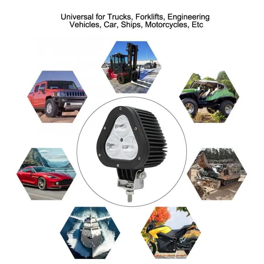 2 шт. треугольная Светодиодная панель 60 Вт классветильник защиты IP67 | Автомобили и