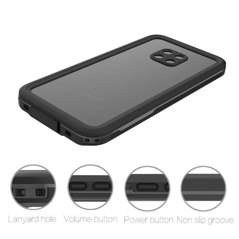 IP68 Водонепроницаемый чехол huawei mate 20 Pro Чехол Funda huawei mate 20 Pro Водонепроницаемый чехол 360 Защита для mate 30 Pro 20Pro чехол