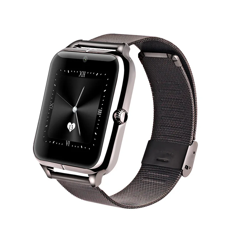 Bluetooth Smart Uhr мужской телефон Uhren для Android удобный uhr Edelstahl SIM фитнес трекер Смарт