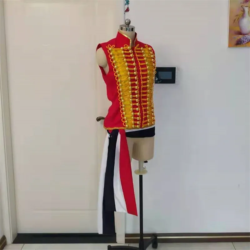 Cosplaydiy Les Miserables Enjolras Cosplay Costume Adult Women Version Vest Sash Jacket L320 |